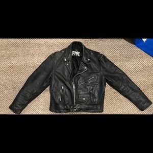 Bike Jacket (Black Leather/ Motorcycle)
